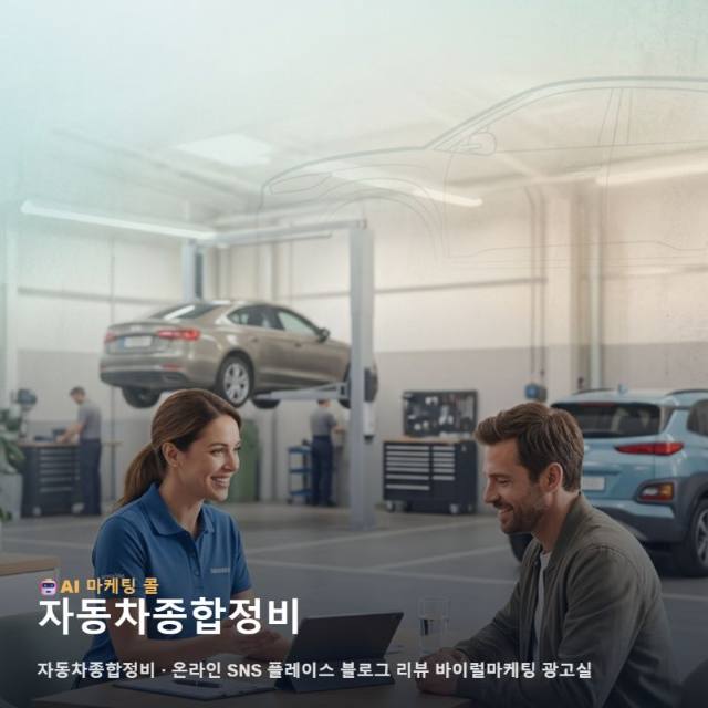 자동차종합정비 성장을 돕는 마케팅 광고대행 선택과 온라인 통합 홍보 운영 전략 관련 이미지 1