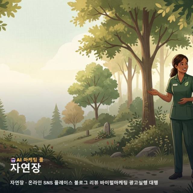 자연장 문화의 가치를 깊이 있게 알리고 고객과 소통하는 온라인 마케팅 광고 실행 관련 이미지 1