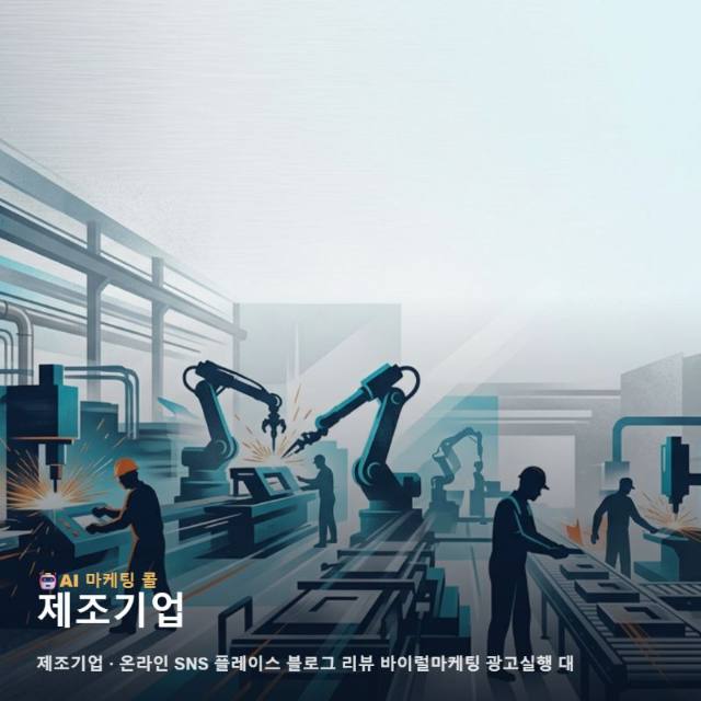 제조기업 기술력을 온라인에 알리며 신규 판로를 확보하는 통합 마케팅 실행 전략 관련 이미지 1