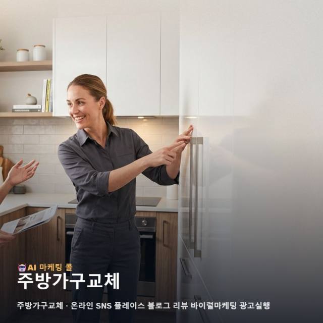 주방가구교체 정보를 찾는 소비자의 시선을 사로잡는 온라인 마케팅 광고대행 실행 방향 관련 이미지 1