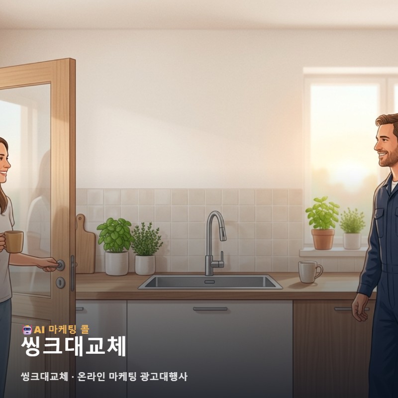 주방의 분위기를 바꾸는 씽크대교체 전문성을 고객에게 확실히 알리는 온라인 마케팅 관련 이미지 1