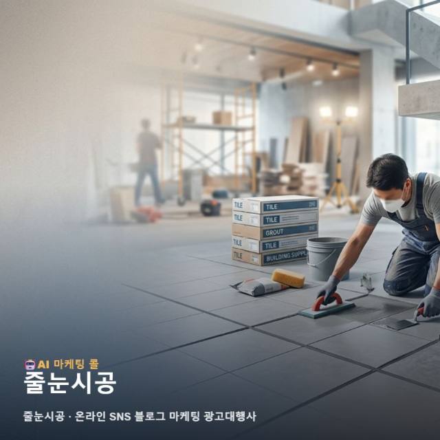 줄눈시공 브랜드 인지도를 높이는 온라인 SNS 블로그 마케팅 광고대행사 운영 방침 관련 이미지 1