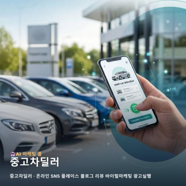중고차딜러 성장을 돕는 통합 온라인 마케팅 광고대행 가이드와 전략적 선택법 관련 이미지 1