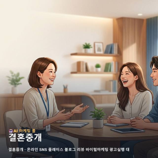 진심을 잇는 결혼중개 브랜드가 온라인 마케팅 광고대행으로 더 넓은 인연의 길을 엽니다 관련 이미지 1