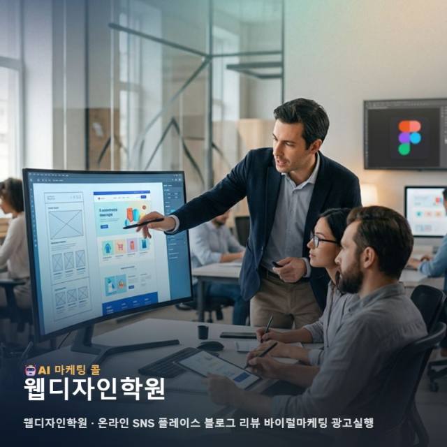 창의성을 가르치는 웹디자인학원 가치를 효과적으로 알리는 마케팅 광고대행 온라인 전략 관련 이미지 1