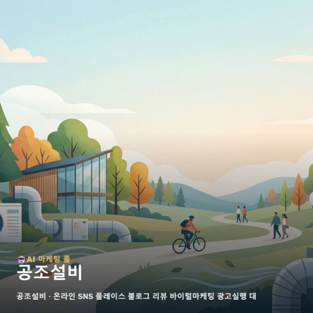 쾌적한 실내 환경을 선사하는 공조설비 기업의 전문성을 온라인 마케팅으로 더 널리 관련 이미지 1