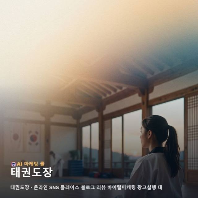 태권도장 브랜드 가치를 높이는 다각도 온라인 마케팅과 체계적인 광고 실행 방안 관련 이미지 1
