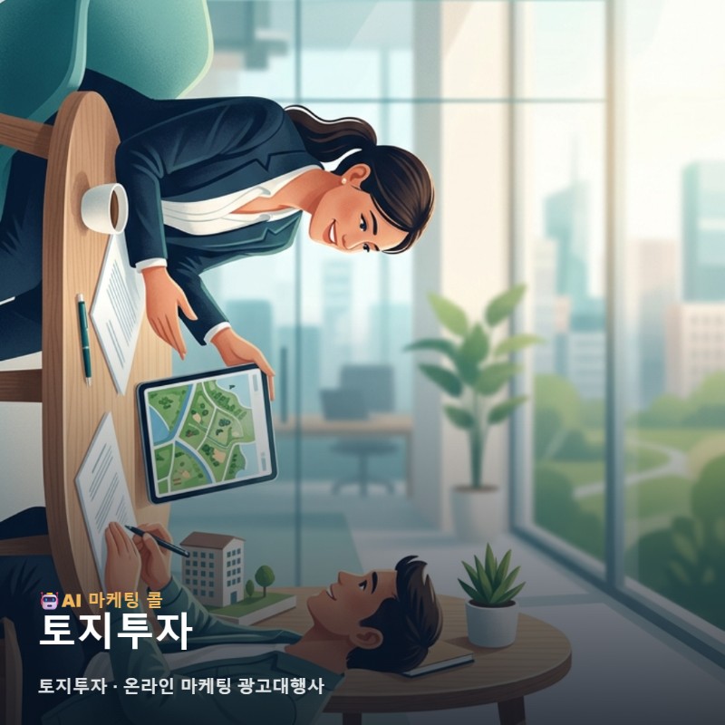 토지투자 가치를 발견하며 대중의 신뢰를 구축하는 온라인 마케팅 광고대행사 전략 관련 이미지 1