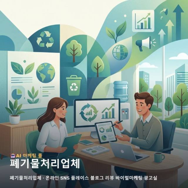 폐기물처리업체 브랜드 가치를 높이는 온라인 마케팅 전략과 다각도 광고 실행 가이드 관련 이미지 1