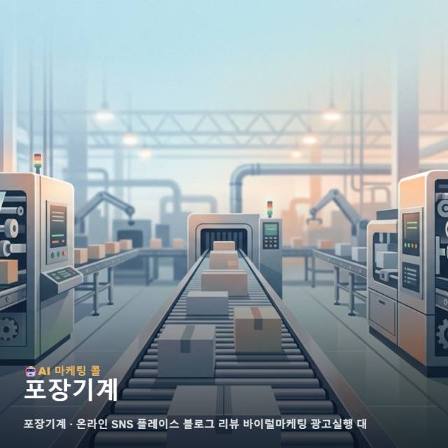 포장기계 설비의 전문 가치를 온라인 고객에게 신뢰할 수 있는 정보로 전달하는 통합 관련 이미지 1