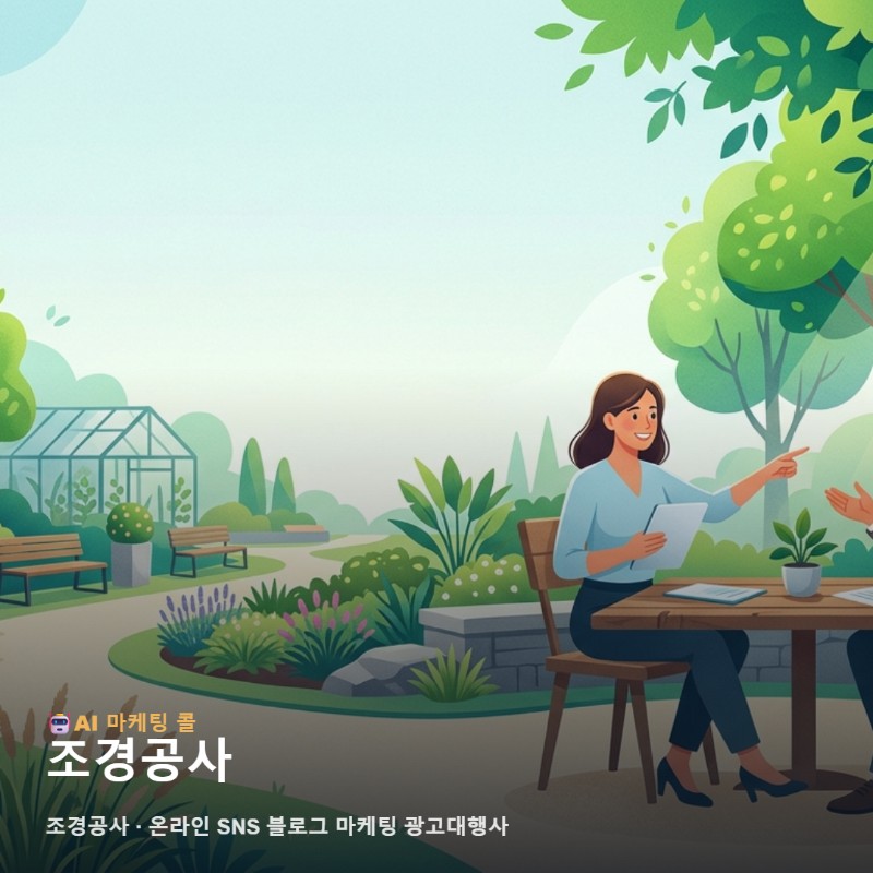 품격 있는 조경공사 실력을 고객에게 확실히 알리는 온라인 SNS 블로그 마케팅 관련 이미지 1