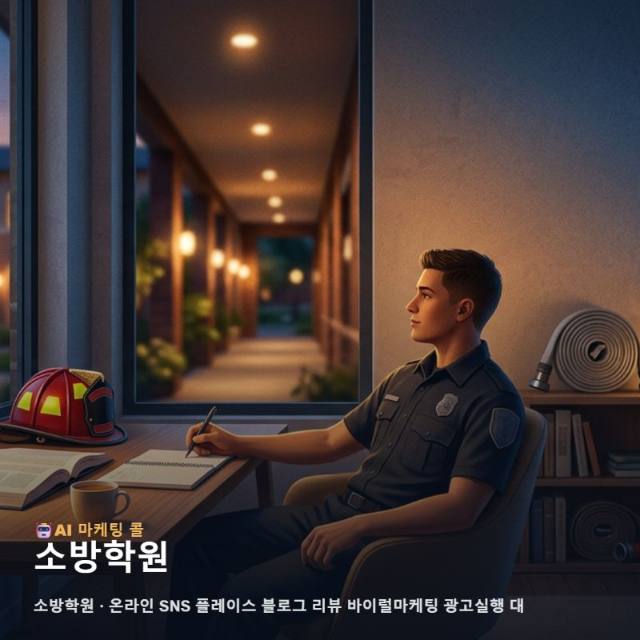 합격을 꿈꾸는 이들의 선택을 돕는 소방학원 온라인 마케팅과 신뢰 기반의 홍보 전략 관련 이미지 1