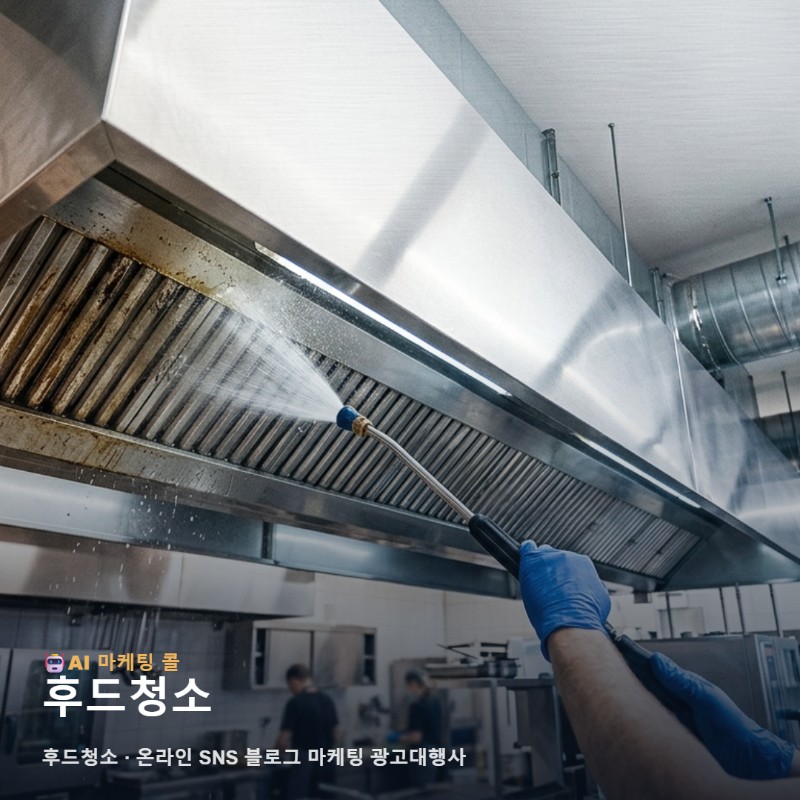 후드청소 전문성이 고객의 신뢰로 이어지게 돕는 온라인 마케팅 광고대행의 전략 관련 이미지 1